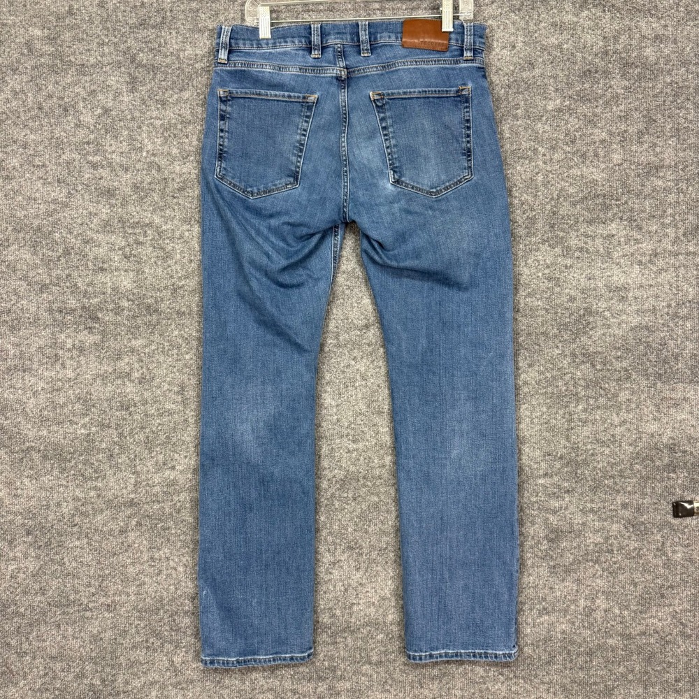Tecovas Slim Jean Mens 32x32 Blue Premium Stretch Denim Cotton Blend Western - Picture 2 of 16